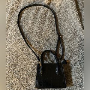 Mini black crossbody/handbag